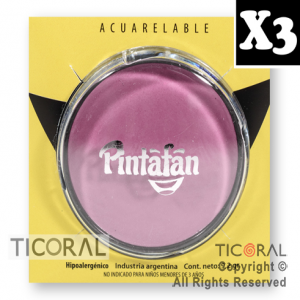 MAQUILLAJE ARTISTICO ROSA (BLISTER X 1 UNID - 9.2 GR) (PACK X 3 BLISTERS)